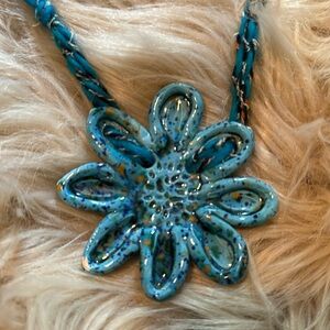 Handmade ceramic jewelry made by my grandmother